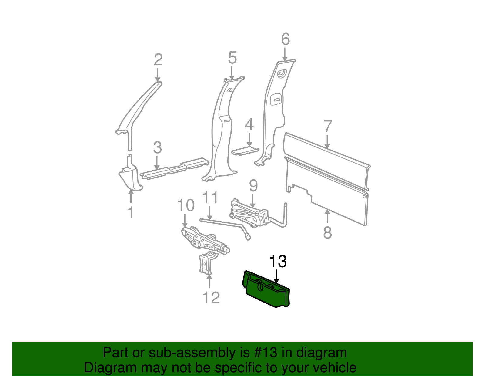 Floor Jack Cover - GM (93232192)
