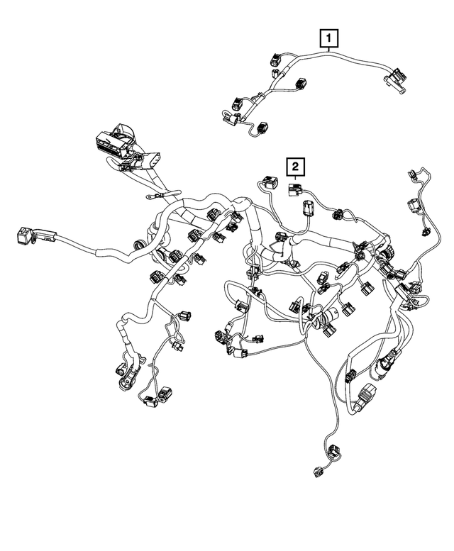 2023 Dodge Charger Engine Wiring 68500139AC | Mopar Estores