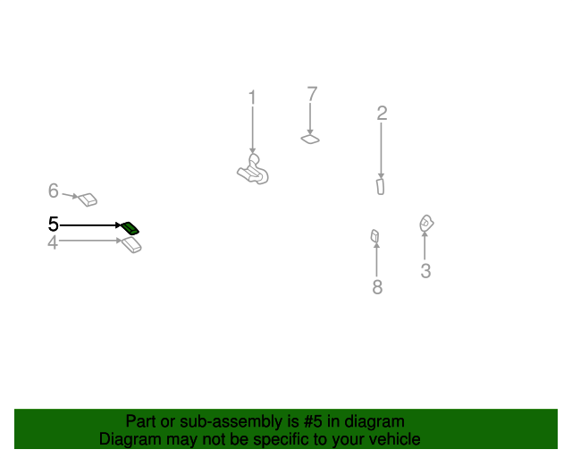 19961997 GM Fuse Block Identification Label 15731740 GM