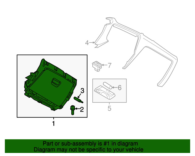51169229915 20132015 BMW X1 Glove Box Assembly (51169229915