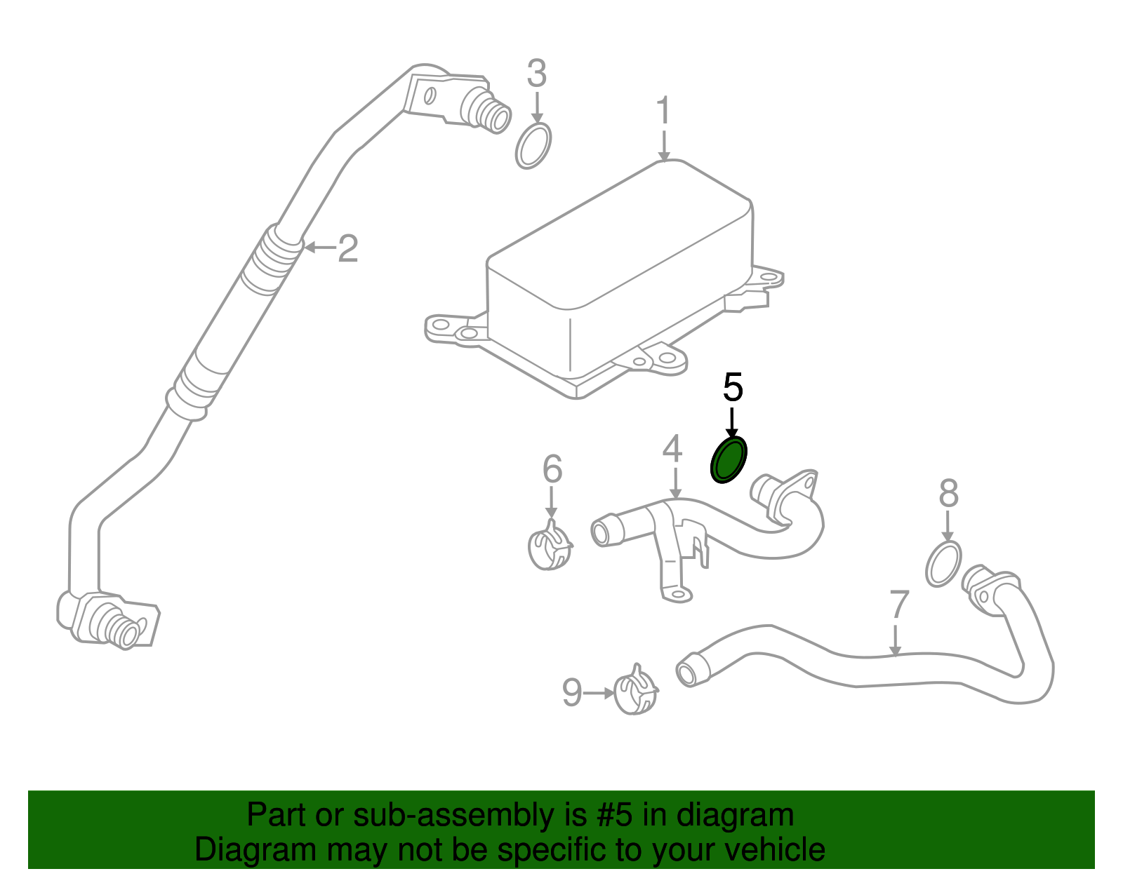 Outlet Pipe Seal - Volkswagen (WHT-002-543)