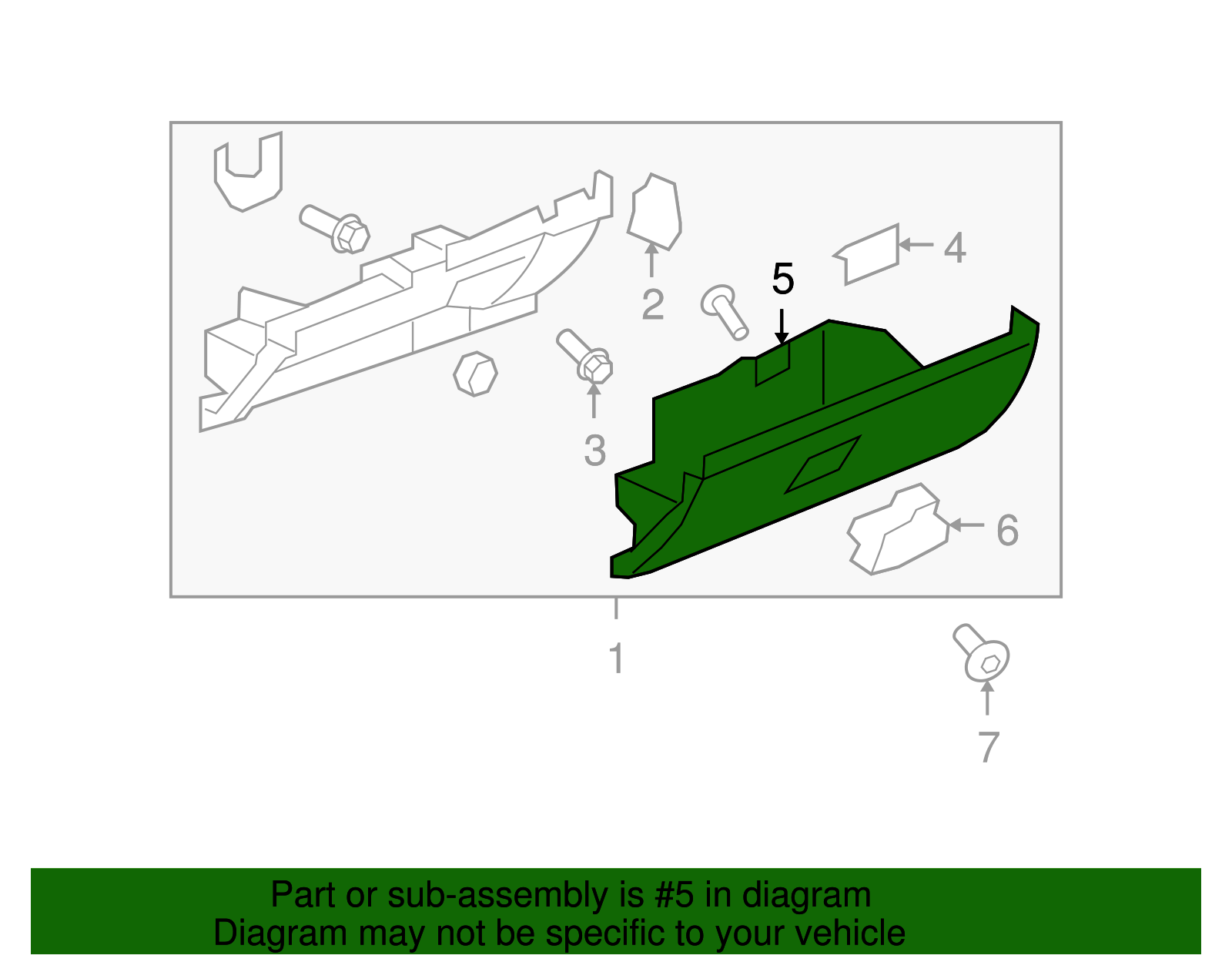 Door-I/P Compt *Brick (15914299)