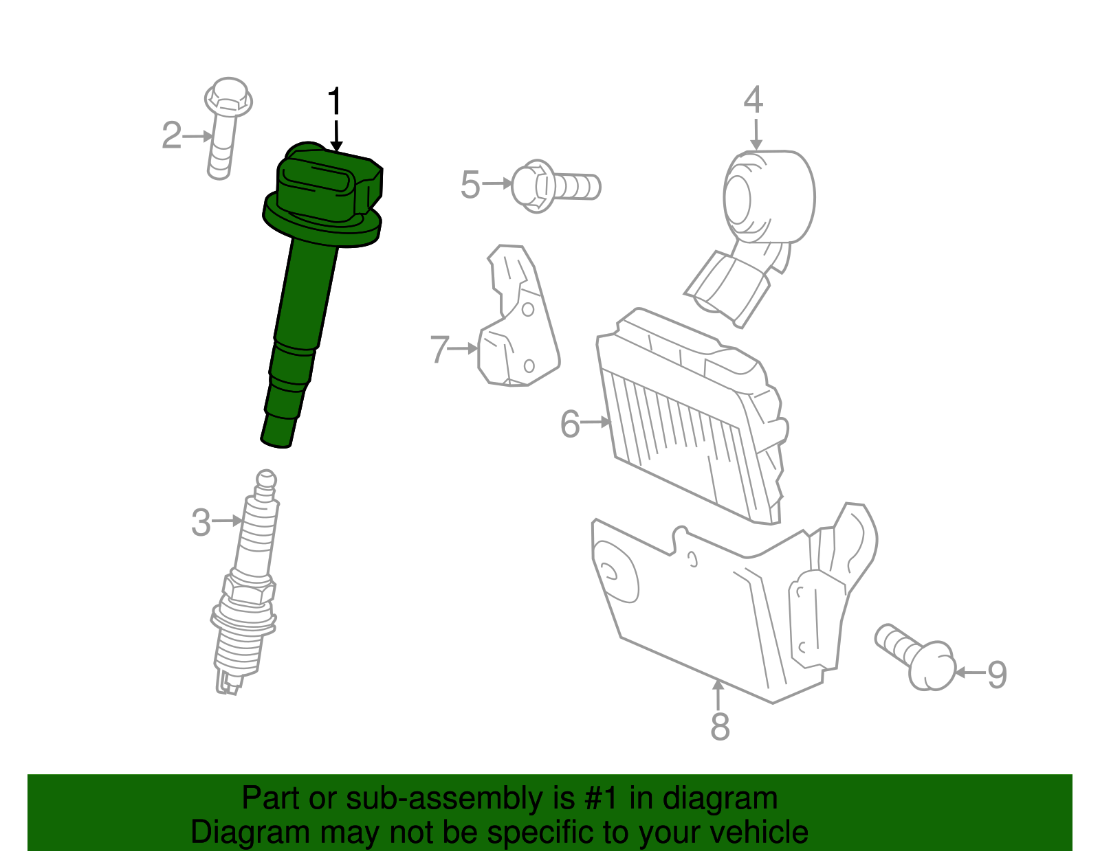 Direct Ignition Coil - Scion (90919-02265)