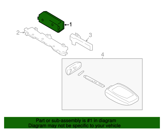 20162023 Ford OEM Tire Pressure Monitoring System (TPMS) Receiver F2GZ