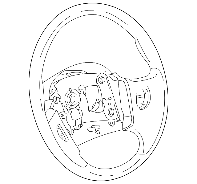 20042005 Saturn Vue Steering Wheel 22703079