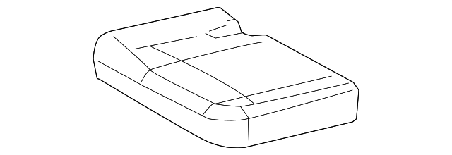 Cover, R/Seat #2 Cushion                    *Gray - GM (89043273)