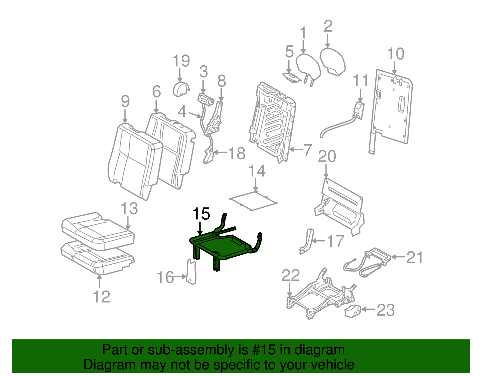 Cushion Frame - GM (89043294)