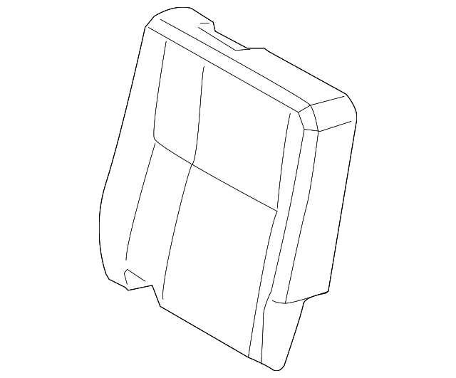 Cover, R/Seat #2 Black Cushion                 *Cashmere - GM (89043254)