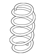 Front Genuine Hyundai 54630-33600 Spring
