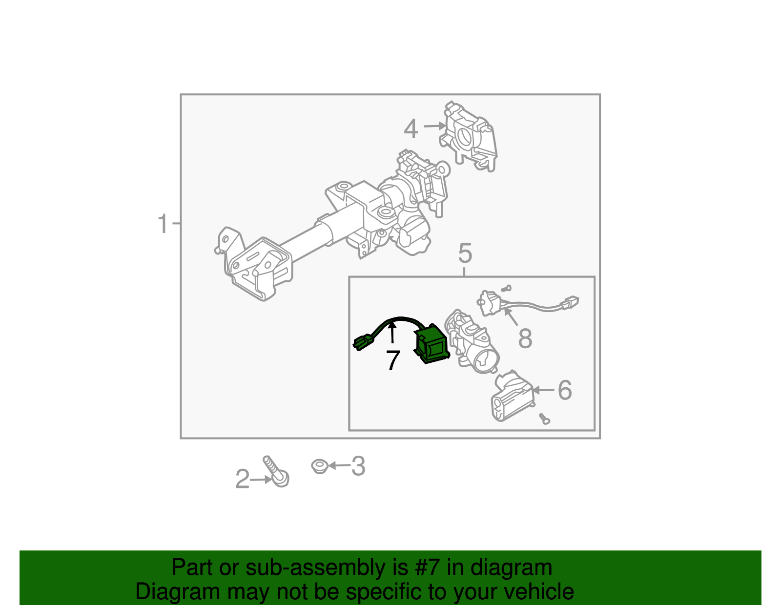 Ignition Lock Solenoid - GM (96990611)