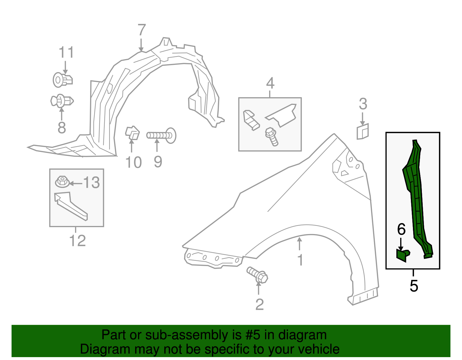 Rear Seal - Toyota (53827-47050)