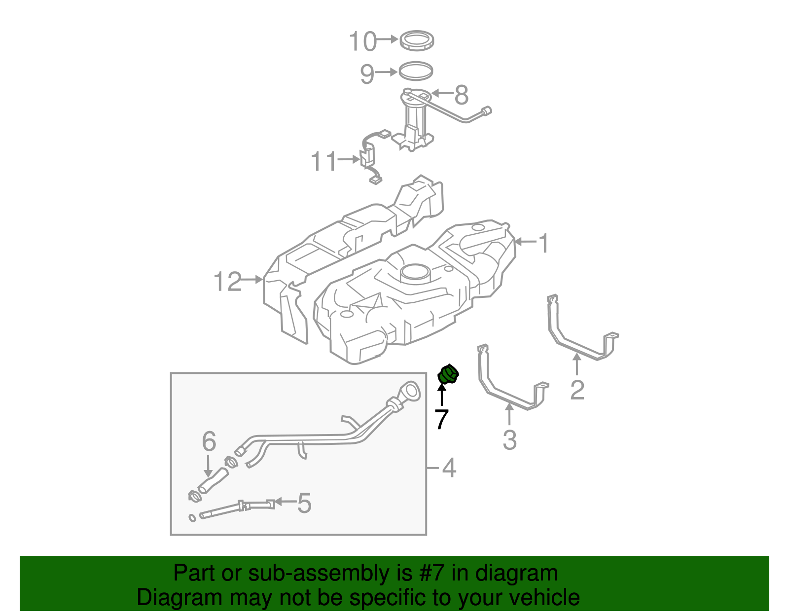Filler Cap - Ford (YU5Z-9030-AB)