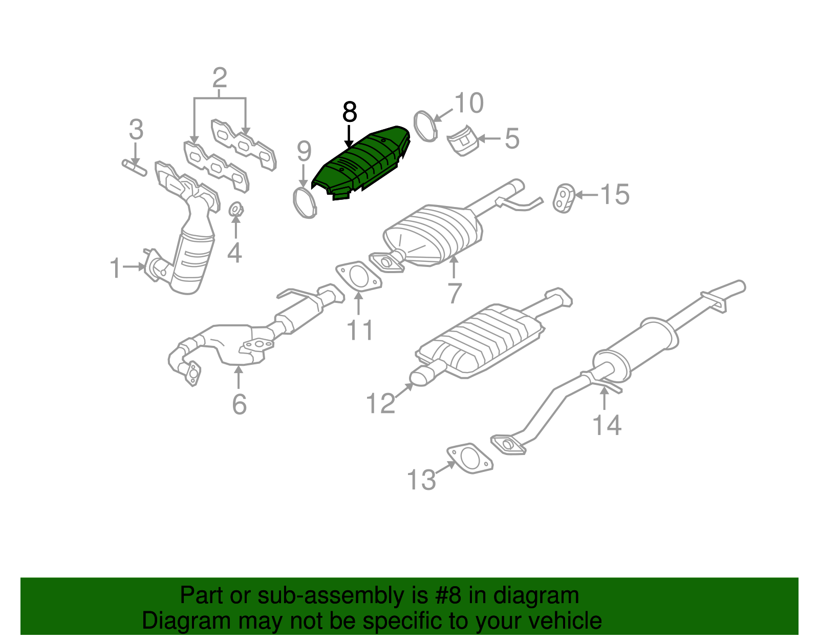 Converter Shield - Ford (YL8Z-5F223-AA)