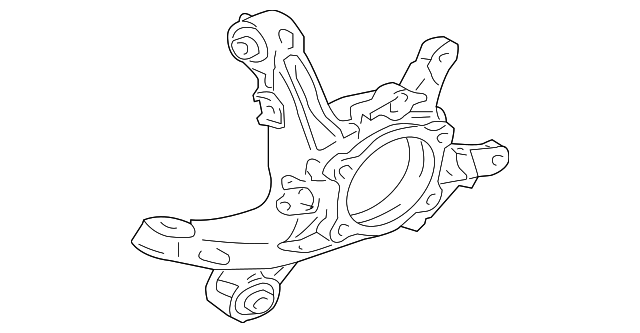 2004-2005 Mitsubishi Endeavor Knuckle mr589521 | Mitsubishi