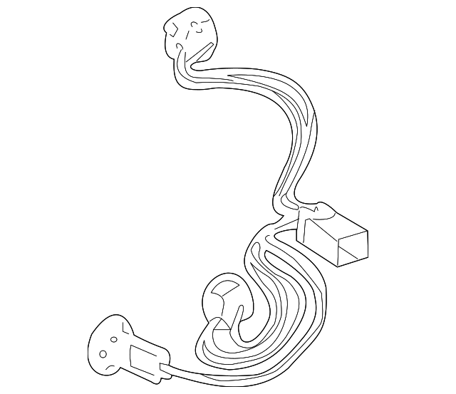 Harness, Rear Lp Wrg - GM (92215670)