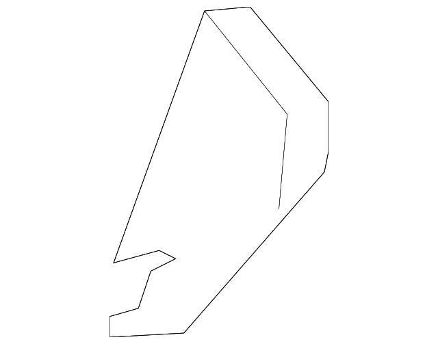 Bracket, I/P Drvr Knee Bols - GM (10374581)