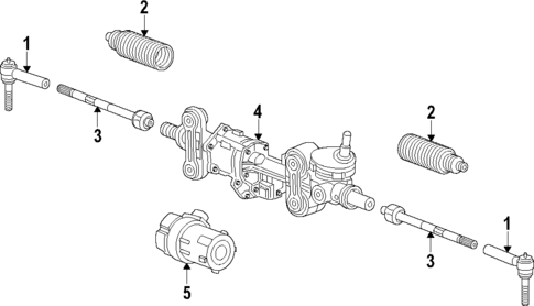 Steering Gear & Linkage for 2017 Chevrolet Tahoe GMPartsDirect