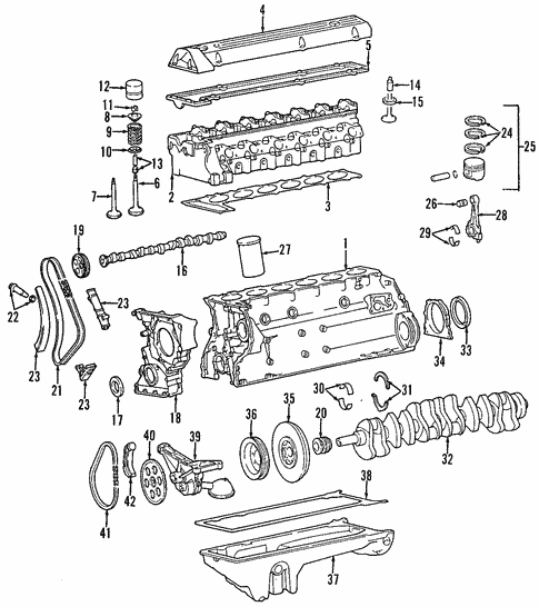 Engine for 1994 Mercedes-Benz S 350 | Mercedes-Benz USA Parts