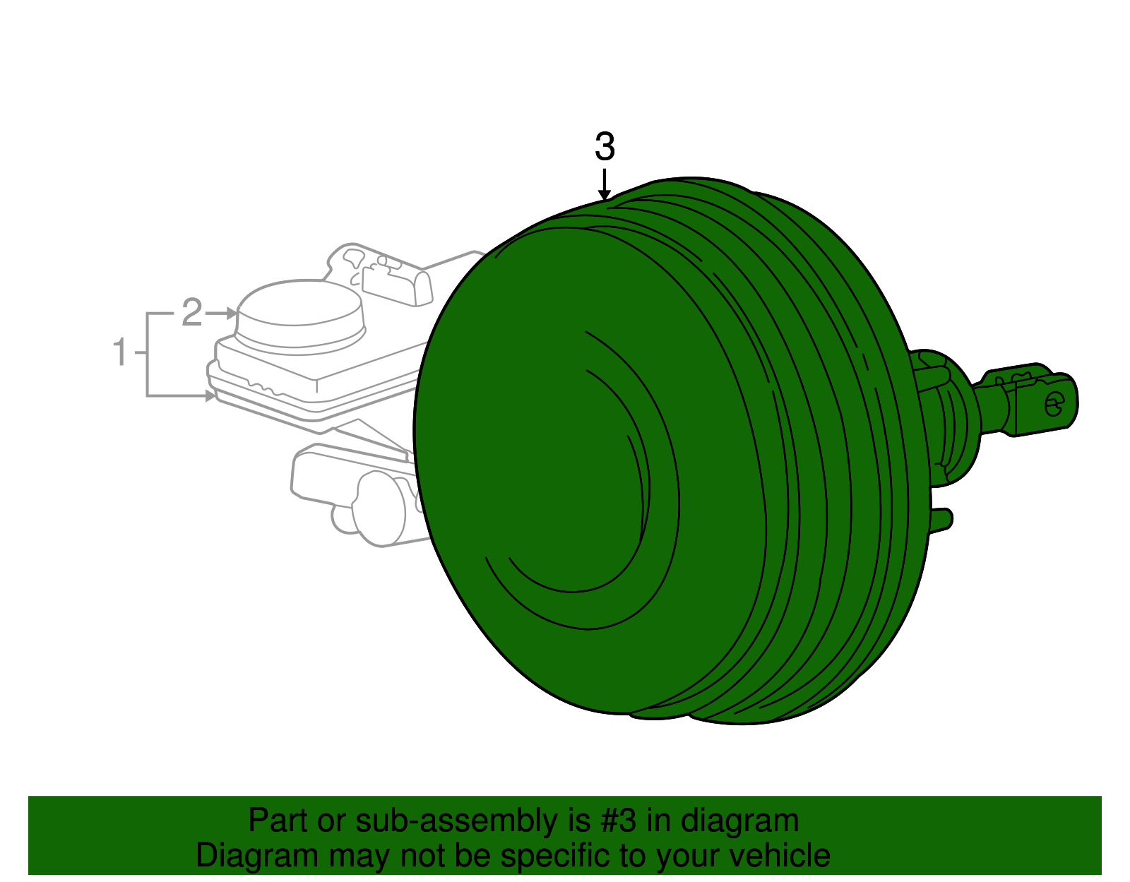 Power Booster - Ford (XW4Z-2005-CA)