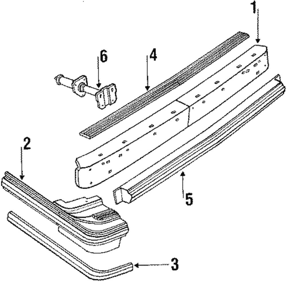 Extension Assembly-Rear Bpr Imp Bar (L.H.) - GM (12399456)