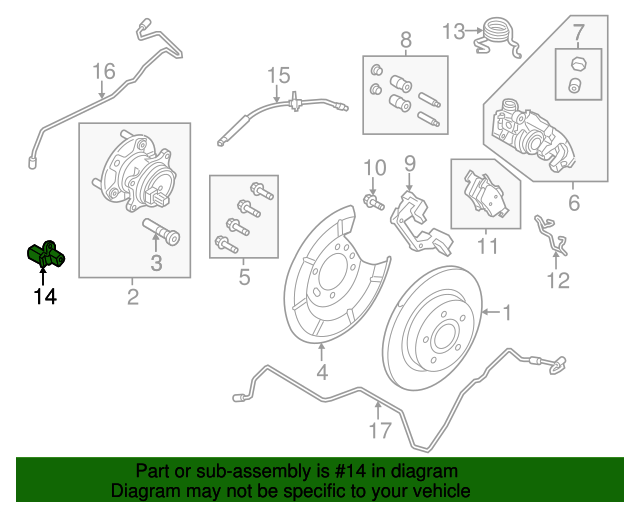 Genuine Ford Sensor Assembly CV6Z-2C204-D