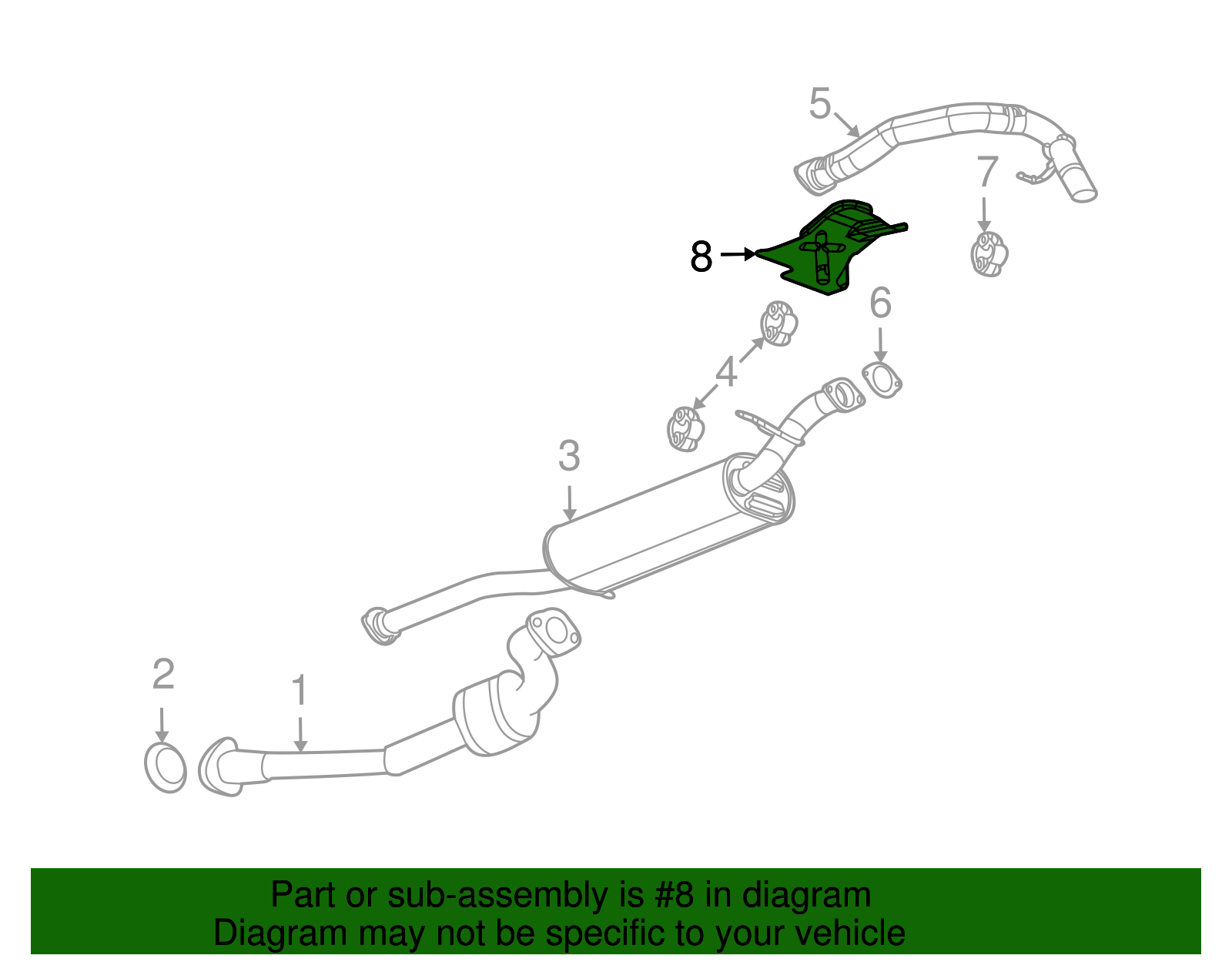 Shield Assembly-Exhaust Front Pipe Ht- - GM (93355794)