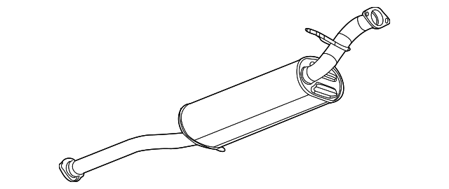 Muffler Assembly-Exhaust (W/ Exhaust Pipe) - GM (94738539)