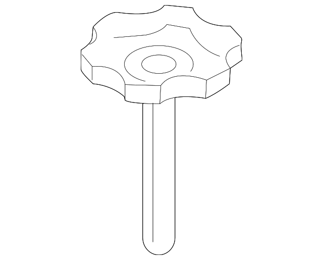 Spare Wheel Stowage Retainer - GM (92199316)