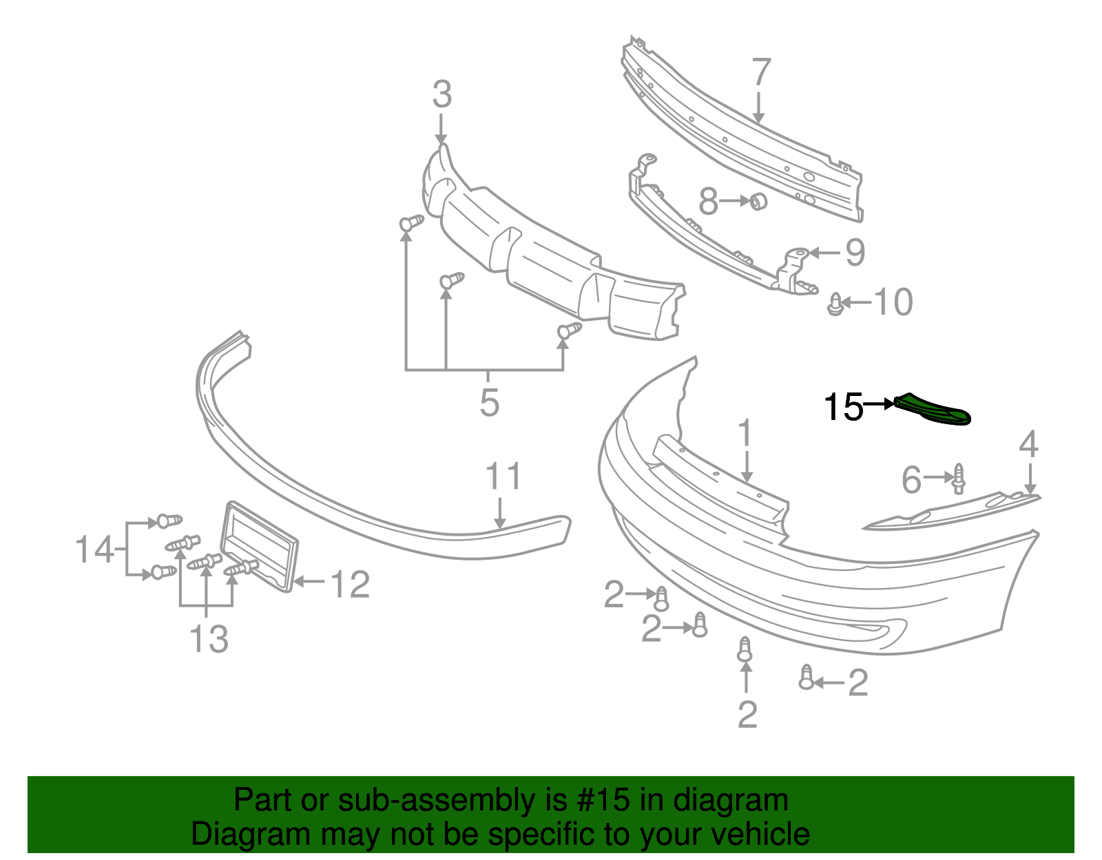 Insert, Front Bpr Fascia - GM (90584241)