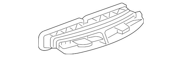Jet Black Instrument Panel Center Air Outlet - Cadillac (84156112)