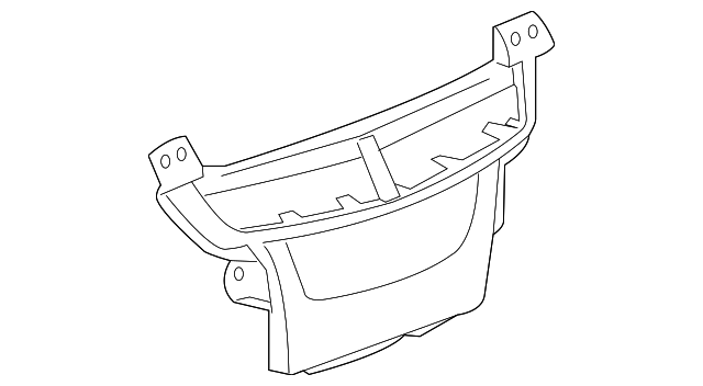 Jet Black Instrument Panel Trim Plate - Cadillac (84125792)