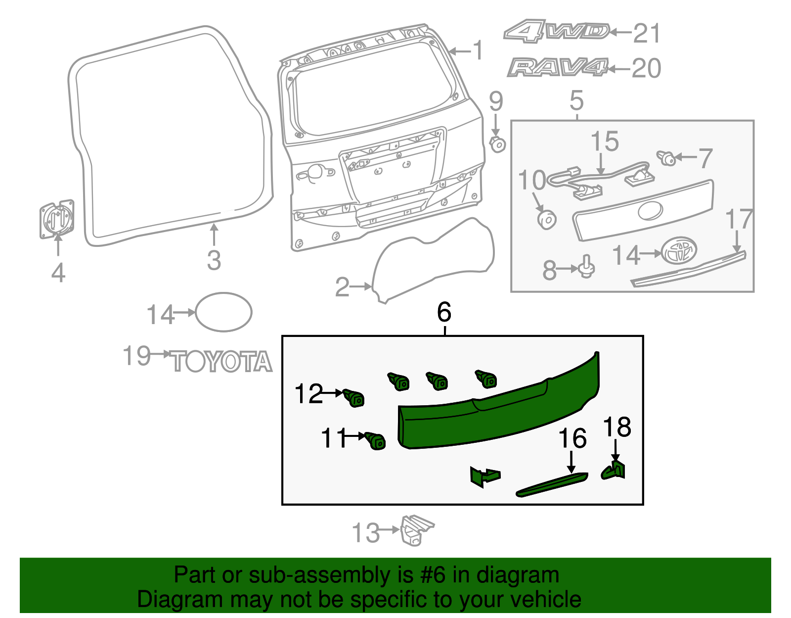 Front Bumper Support Bracket For Toyota RAV4 2009-2012 - Replacement Part 525350R020 525360R020