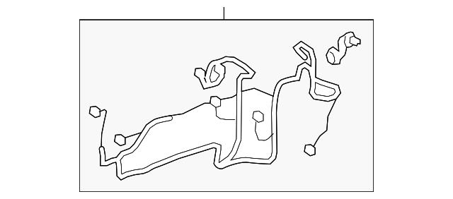 Front Passenger Side Door Wiring Harness - GM (25904939)
