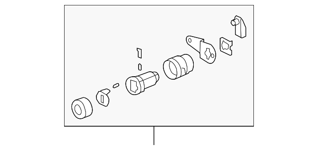 Cylinder Assembly-Front S/D Lk (15898566)