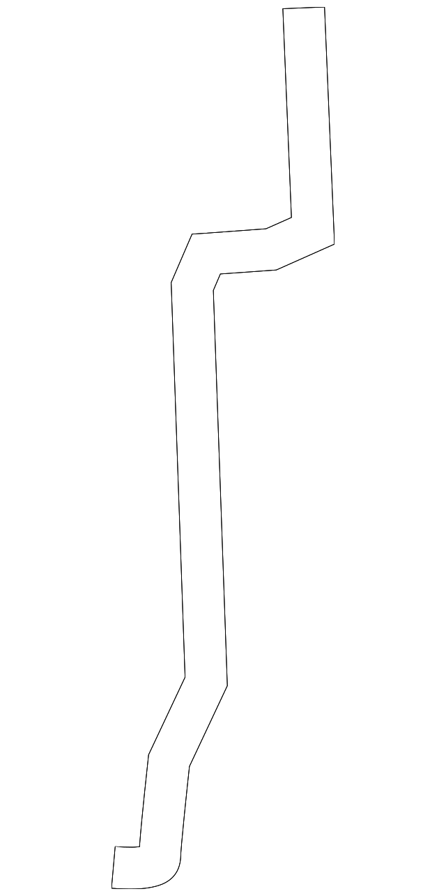 Passenger Side Front Door Locking Rod - GM (10396616)