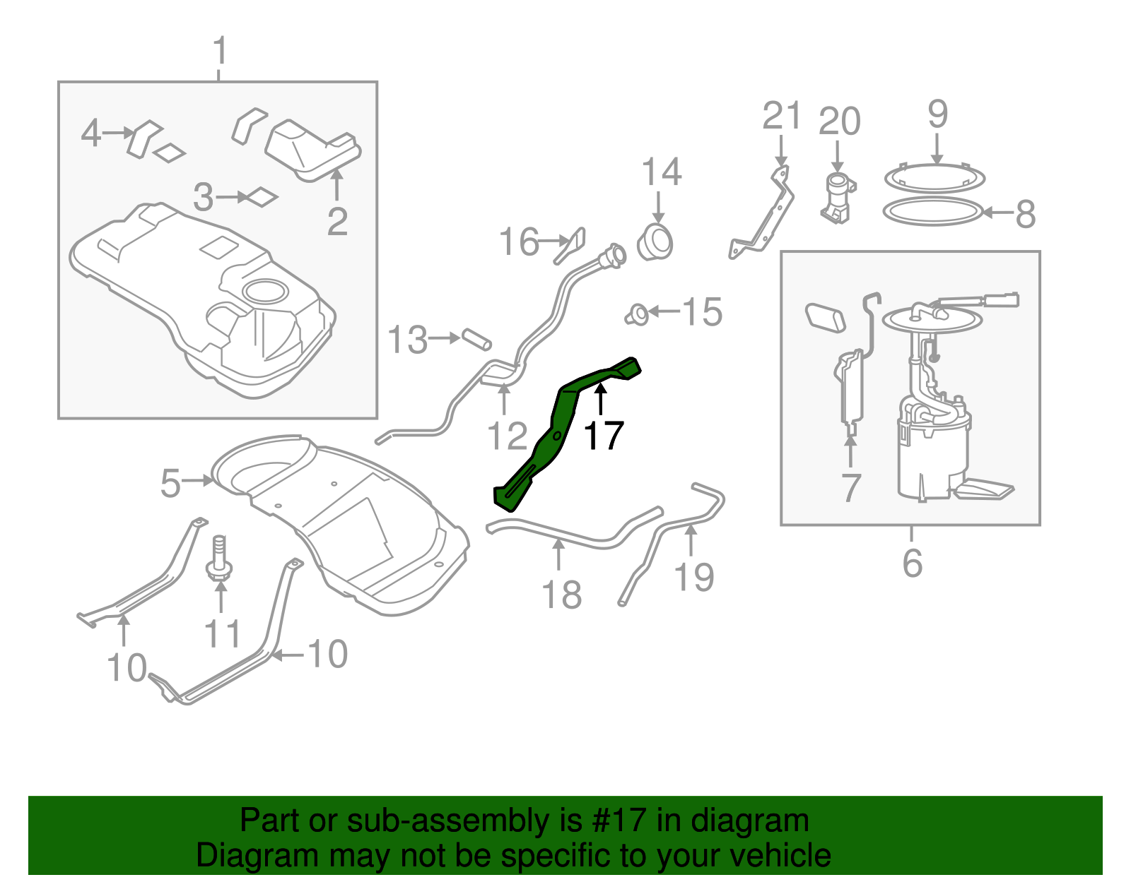 Fuel Filler Neck Insulator - Ford (YL8Z-9A288-AA)