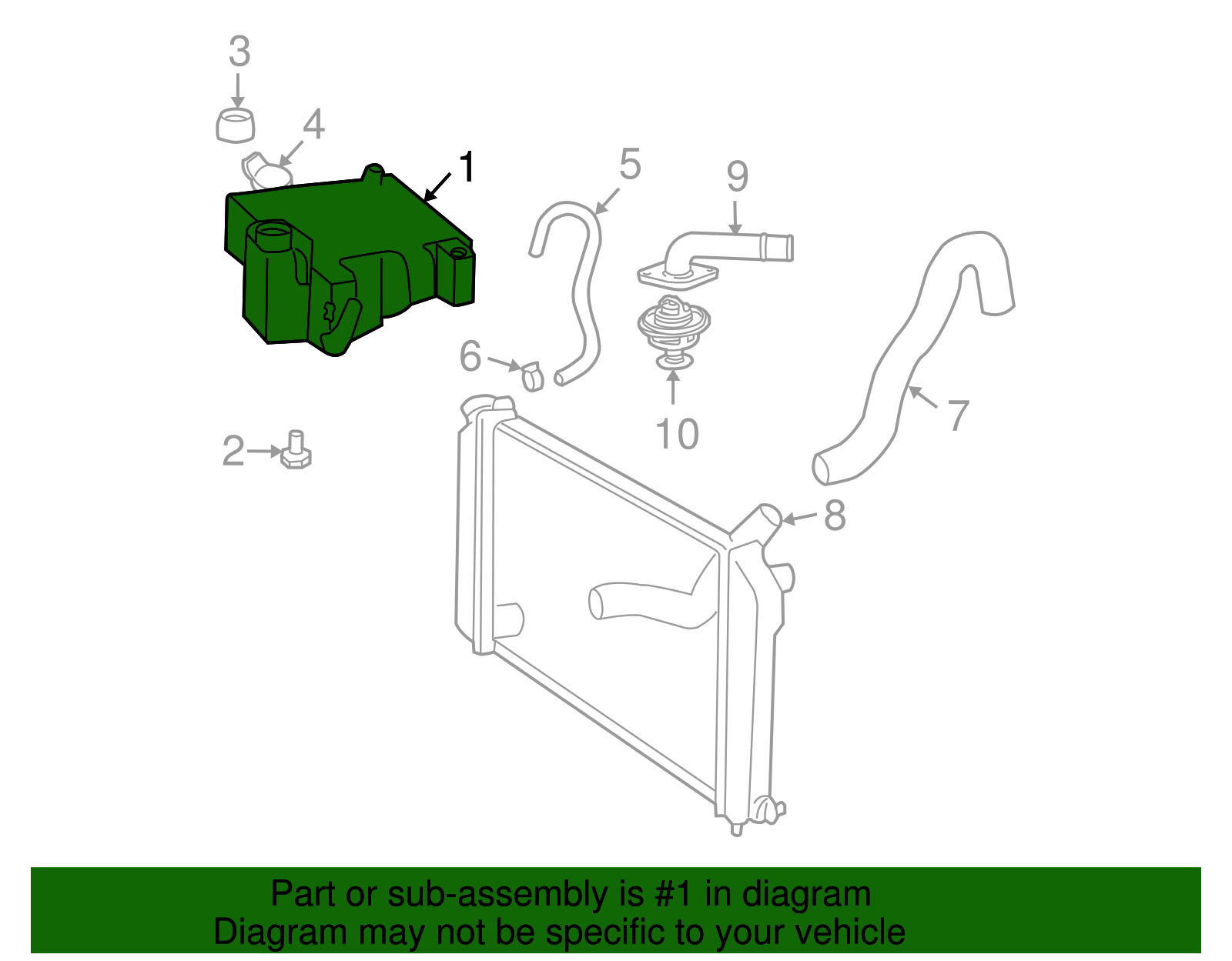 Recovery Tank - GM (12380202)