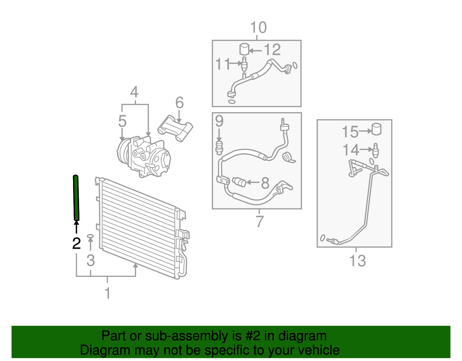 Air Conditioning Receiver Drier - GM (25901981)