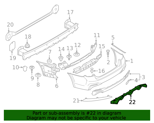 51128069482 20182023 BMW M5 Skid Plate (51128069482) BMW of