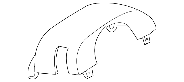 Off Black Steering Column Upper Trim Cover - GM (96984319)