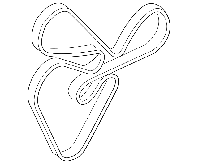 Genuine Serpentine Belt for 2011-2016 Hyundai | Part# 25212-2G760 ...