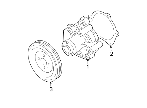 Water Pump for 2011 Hyundai Elantra #0