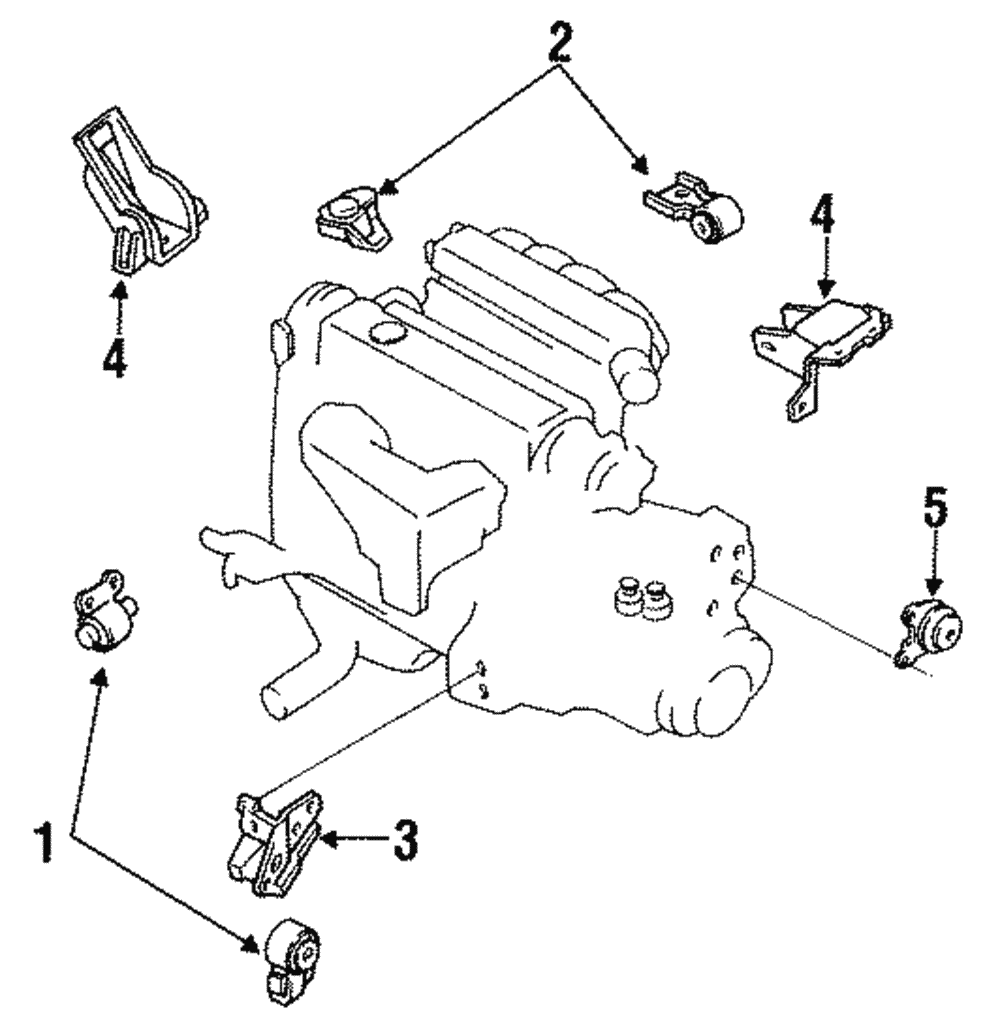 Rear Mount - Ford (E9DZ-6068-A)