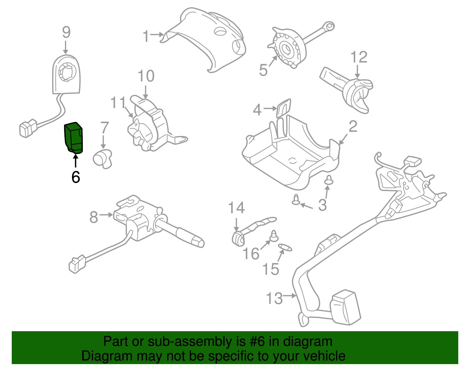 Ignition Switch - GM (15242754)