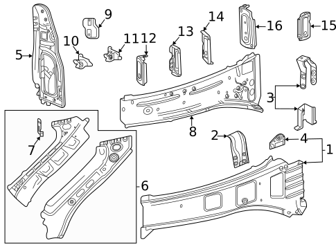 Inner Components for 2021 Chevrolet Silverado 2500 HD | GMPartsDirect.com