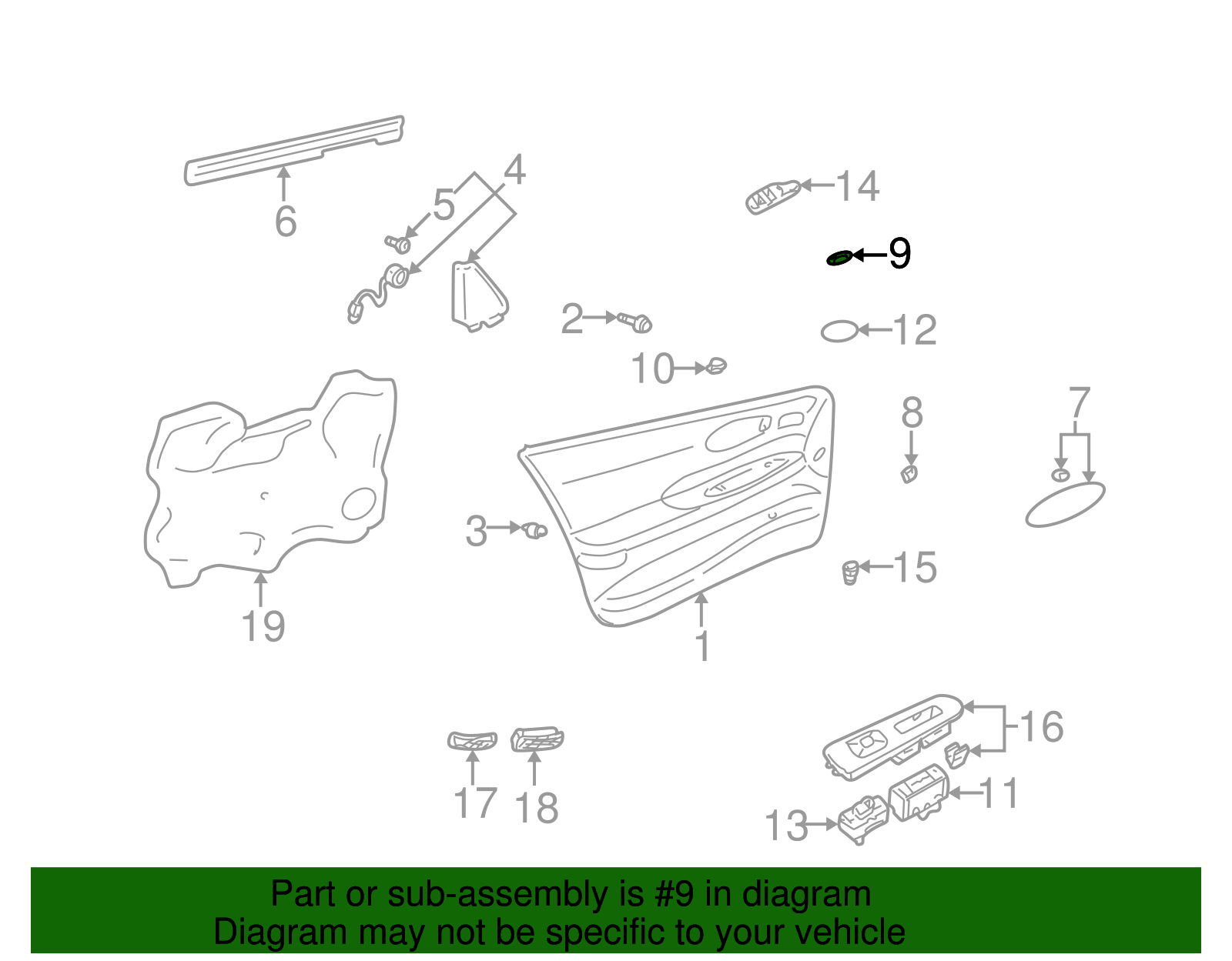 Defroster Grille - Buick (25761798)