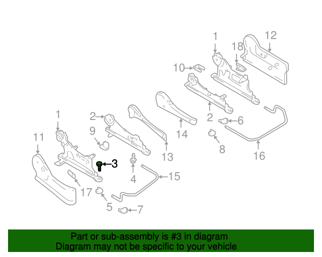 19992013 Suzuki Spare Tire Bolt 015511025A Suzuki Automotive Parts