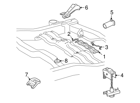 Toyota 51941-60140 Spare Wheel Carrier Bracket
