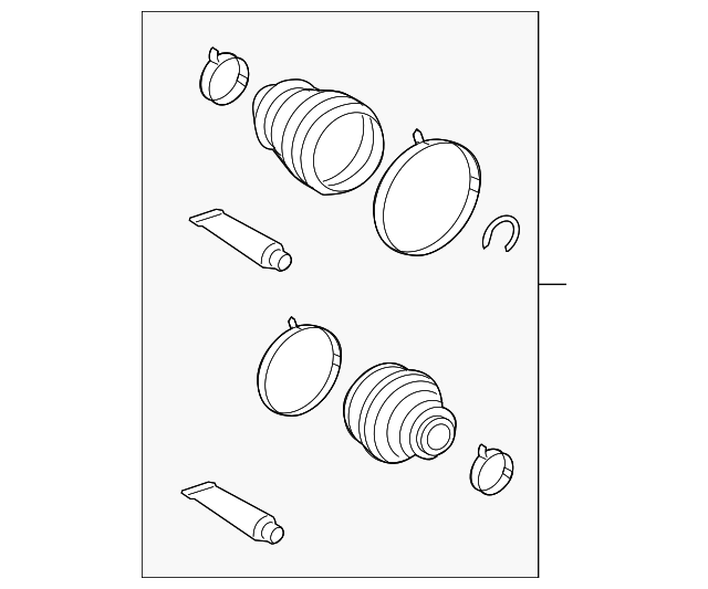 Boot Kit - Toyota (04427-08111)