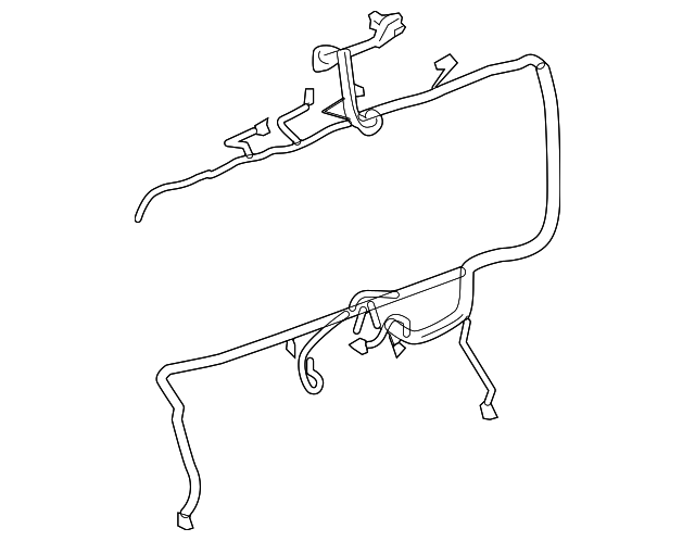 Hose, R/Wdo Wa Noz (Body Side) - GM (15192803)
